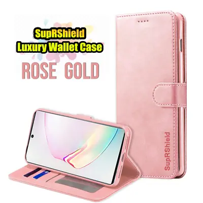 For Samsung Galaxy S10 5G S10E S9 S8 Plus Note 8 9 10 Wallet Leather Case Cover • $8.99