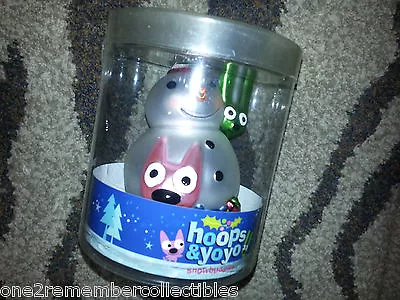 $49.99 • Buy HALLMARK Keepsake HOOPS AND YOYO Snowman SNOW BUDDIES Glass CHRISTMAS ORNAMENT
