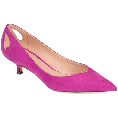 £14.40 • Buy Journee Collection Womens Goldie Faux Suede Pointed Toe Heels Shoes BHFO 8793