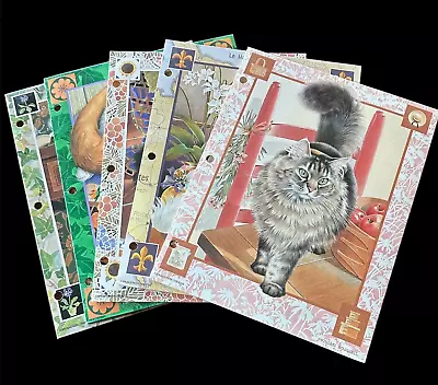 Vintage Mead Sophisticats Cat Folders Vivian Boswell Lot Of 5 No. 32246 • $24.99