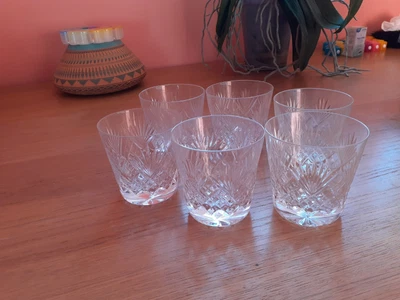 £12.50 • Buy 6 X Edinburgh Crystal Double Old Fashioned Glyndebourne Whisky Tumblers Glass 