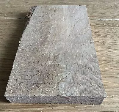 OAK Hardwood Timber Offcut - 26 X 15 X 3.5cm - Wood DIY Crafts 1068 • £10.50