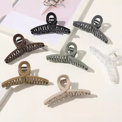 Large Thick Hair Clips Ladies Strong Clip Traditional Claw Jaw Clamp Grip Gifts • £3.79