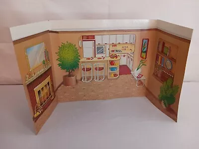 Barbie Mattel Vintage Original Folding Cardboard Backdrop Diorama House Front In • $30