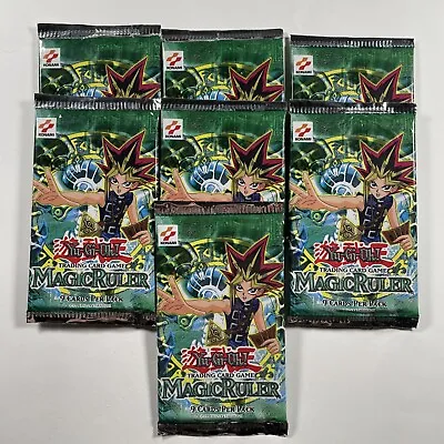 Yu-Gi-Oh Magic Ruler TCG 2002 Lot Of 7 Booster Packs (B0) • $249.95