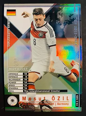 2013-14 Panini WCCF German Superstars Mesut Ozil Germany Refractor Card Arsenal • $0.99