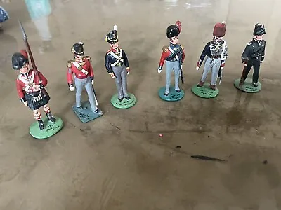 Lot Of 6 Vintage Lead Soldiers Made In England • $55
