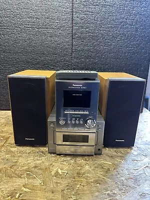 Panasonic SA-PM17 CD Stereo System Radio Tape & 5x CD Changer • £60