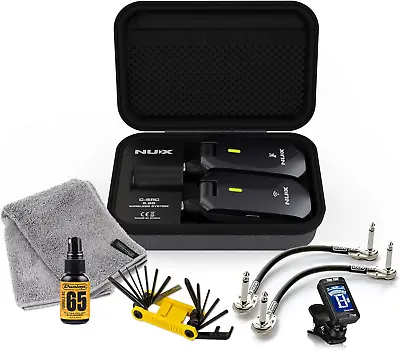 NUX C-5RC Wireless Guitar System 5.8Ghz Transmitter And Receiver Auto Match Cha • $241.99