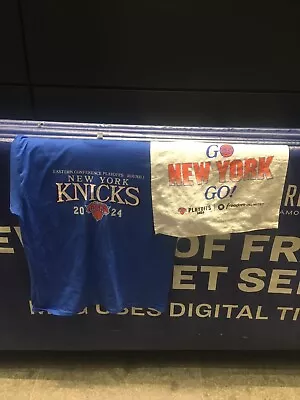 2024 Knicks Playoffs Shirt + Rally Towel Size XL NBA Game 1 NEW YORK NY SGA • $29.99