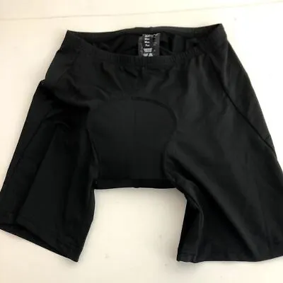 Hiauspor Men's Mountain Bike Shorts Padded MTB Shorts Black Medium • $11.48