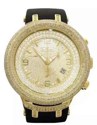 New Mens JOJO Joe Rodeo Master Jjm69 6.50ct.aprx. Diamonds Gold Tone Watch • $1999