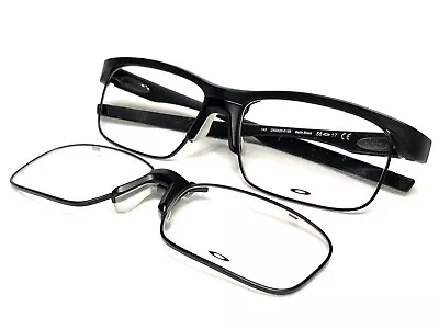 NEW Oakley Crosslink Float OX3220-0156 Mens Satin Black Eyeglasses Frames 56/17 • $149.99