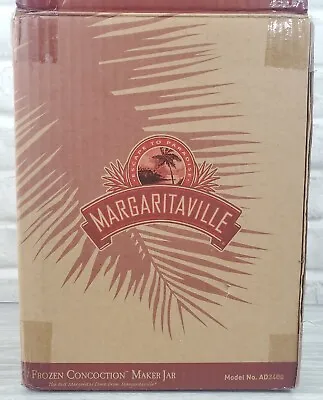 Margaritaville Frozen Concoction Maker Jar Plastic Red / Cranberry AD3400 DM2000 • $58.50