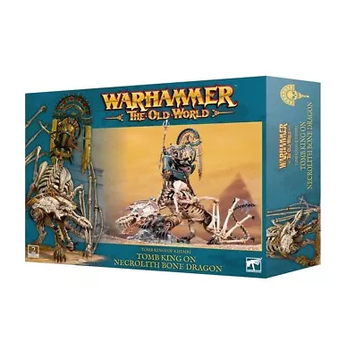 Warhammer: The Old World - Tomb King On Necrolith Bone Dragon • £55