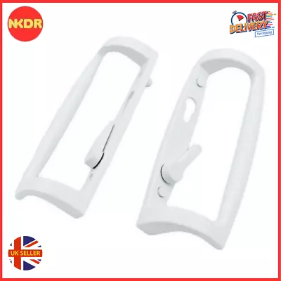 UPVC Sliding Patio Door Handle Fuhr 90PZ 90mm - D Shape Handle Set Pair • £31.99