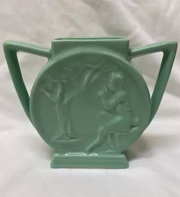 Vintage Alamo Pottery San Antonio TX Art Deco Style Vase • $32.95