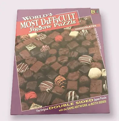 World's Most Difficult Jigsaw Puzzle 529 Pieces Double Sided Chocolates • $14.99
