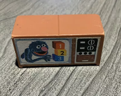 Vintage Fisher Price Little People Sesame Street  Grover Tv Television. • $12