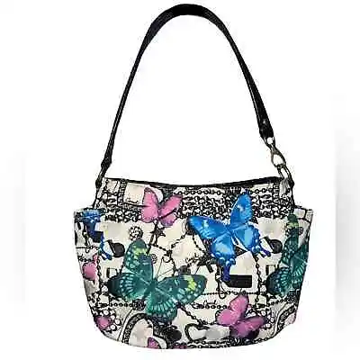 Coach Limited Edition Rare Mini Carly Butterfly Print Y2K Purse Hobo Bag | 42472 • £146.66