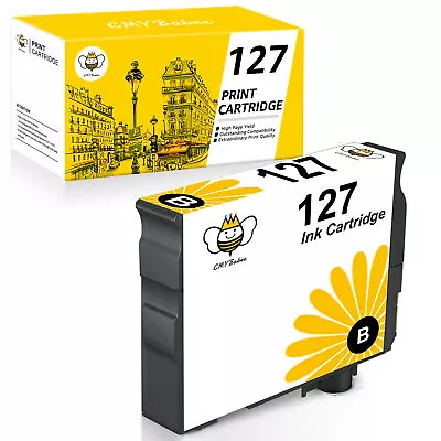 1PCS Black Ink Cartridge For Epson 127 NX625 WF7010 WF7510 WF7520 WF3520 WF3540 • $9.95