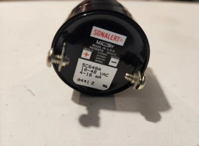 $14 • Buy 🔥MALLORY SONALERT SC648A PIEZO ALARM 10-48V DC  4-16mA. FREE SHIPPING🇺🇸
