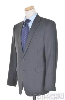 RALPH LAUREN PURPLE LABEL Custom Fit Gray 100% Wool Jacket Pants SUIT Mens 42 L • $612.75