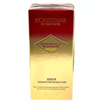 L'Occitane En Provence Immortelle Harmonie Divine Serum 30ml/1fl.oz. New Sealed • $145.95