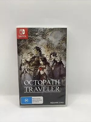 Octopath Traveller 1 - NINTENDO SWITCH GAME - 2018 - AUS PAL - Free Postage • $75