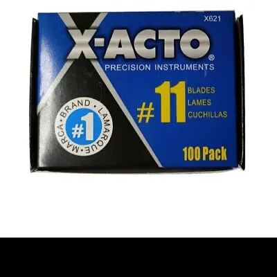 Xacto  X-acto  Exacto Knife Tools Blades X621  Number 11 . 100 Pc • $15.90