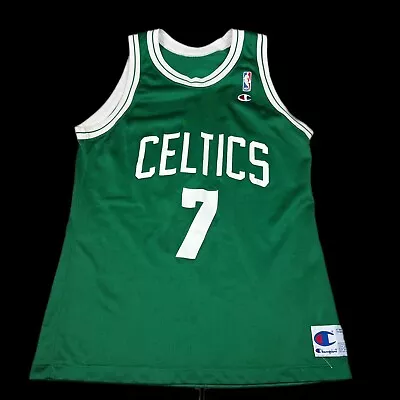 $50.25 • Buy Vintage Boston Celtics Dee Brown #7 Champion Jersey Sz 44 Rare