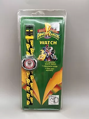 Vintage 1993 Mighty Morphin Power Rangers Hologram Watch Red Ranger • $14.99