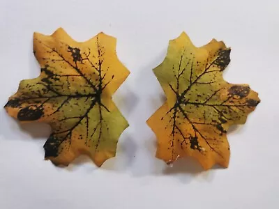 £5.35 • Buy Autumn Maple Leaf Hair Clip Festival, Boho, 60's Hippie Summer Of Love
