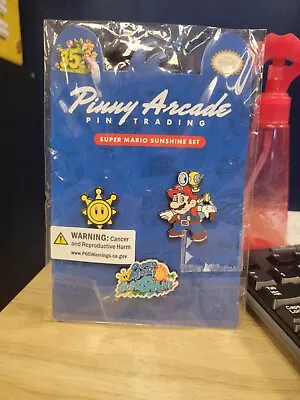 Pinny Arcade Pins Super Mario Sunshine (NEW) • $40