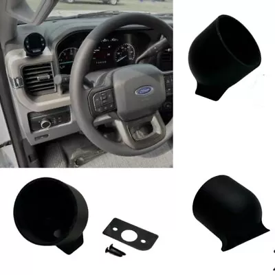 22 24 Ford F-150 F250 F350 Left Side Dash Air Trim 52mm Single Gauge Pod Mount • $39.99