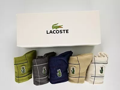 LACOSTE 5Pc Men's Socks Set Various Colours • $33.50