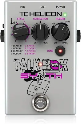 TC HELICON TALKBOX SYNTH Vocal Effects Synth Studio Grade Reverb Vocoder • $168.44