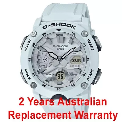 Casio G-shock Carbon Core Guard Ga-2000 Light Grey Ga-2000s-7a Watch 2y Warranty • $188.99