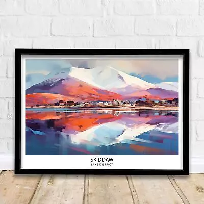 Skiddaw Lake District Travel Print • £17