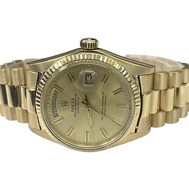 Rolex 36mm DayDate President Reference 1803 Factory Dial • $12150