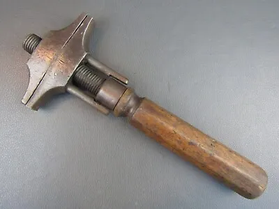 Vintage 11 1/2  French Adjustable Spanner Wrench Old Tool • $58.17