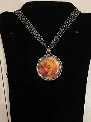 Cameo Necklace Man Woman Victorian • $14.99