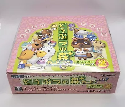 1 Case -  Japanese Animal Crossing Doubutsu No Mori+ E-Reader Cards - SEALED NEW • $35