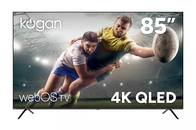 Kogan 85  QLED 4K WebOS Smart TV - W94Q 85 Inch TVs • $1534