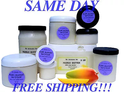 Natural Mango Butter By Dr.Adorable 100% Pure Organic Raw  2oz 4oz 8oz -12 Lb • $7.29