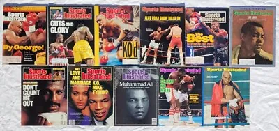 Sports Illustrated 11 Issue Lot BOXING 1967-1994 Mike TYSON Foreman ALI Spinks • $12.25