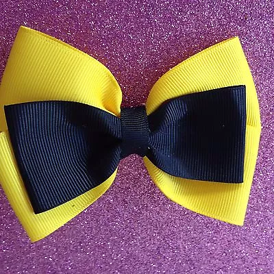 Emma Wiggle Bow  Approx 11 X 8 Cm Made With Quality Grosgrain Ribbon • $5