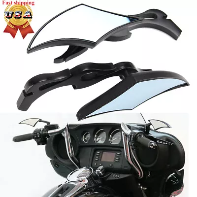 Motorcycle Blade Rearview Mirrors M8 M10 For Victory Vegas 8 Ball Cross Country • $23.99