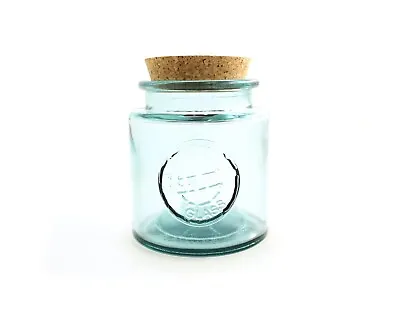 Medium Round Glass Jar With Cork 8 Oz | 250 Ml Medium Glass Jar | Eco-friendly • $18