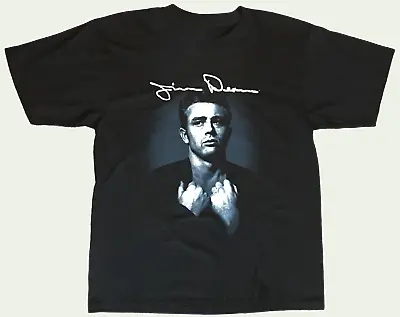 Vintage 1982 James Dean Tribute Shirt Short Sleeve Black Unisex S-4XL NE749 • $26.59